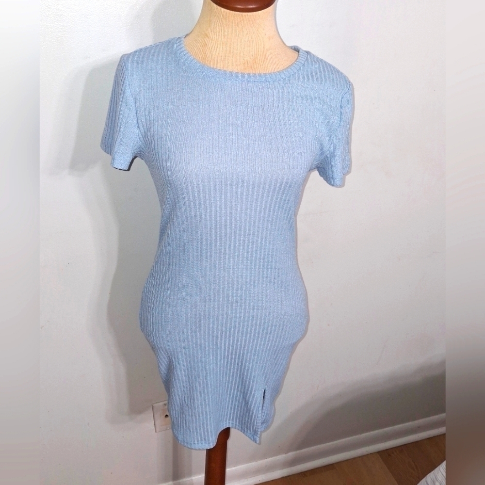 Shein- Baby Blue Mini Dress- W Sz Small 4
